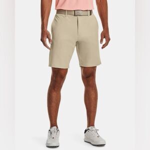 Under Armour Mens Khaki Shorts NEW 10” Inseam Size 30 Heat Gear